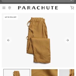 parachute linen pants